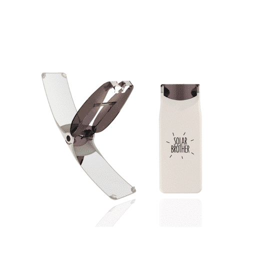 briquet solaire suncase gear blanc