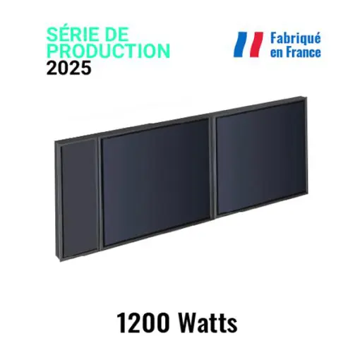 chauffage solaire SUNAERO 2 panneaux 1200W 2025